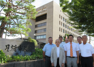 視察　見附市　スマートウェルネスシティ健康都市　磐田市志政会